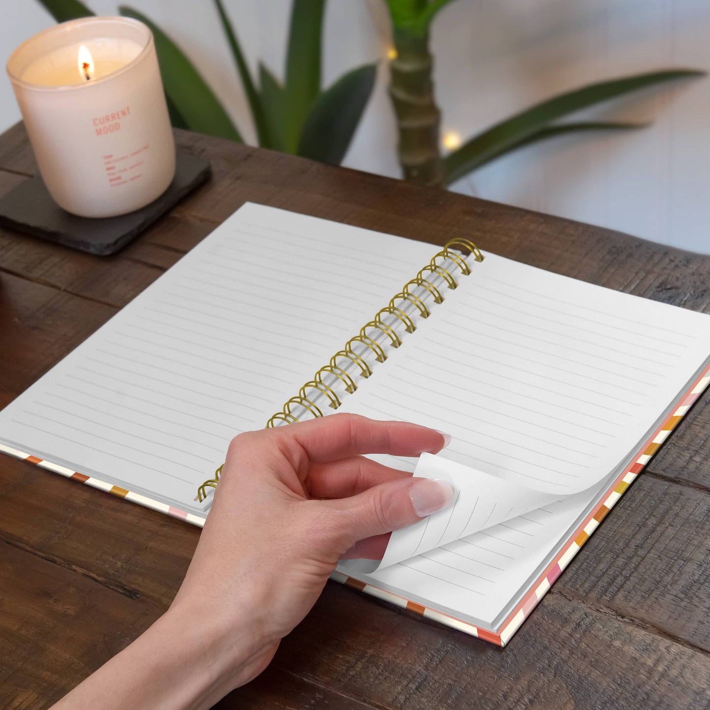 Spiral Notebook Retro Sunshine