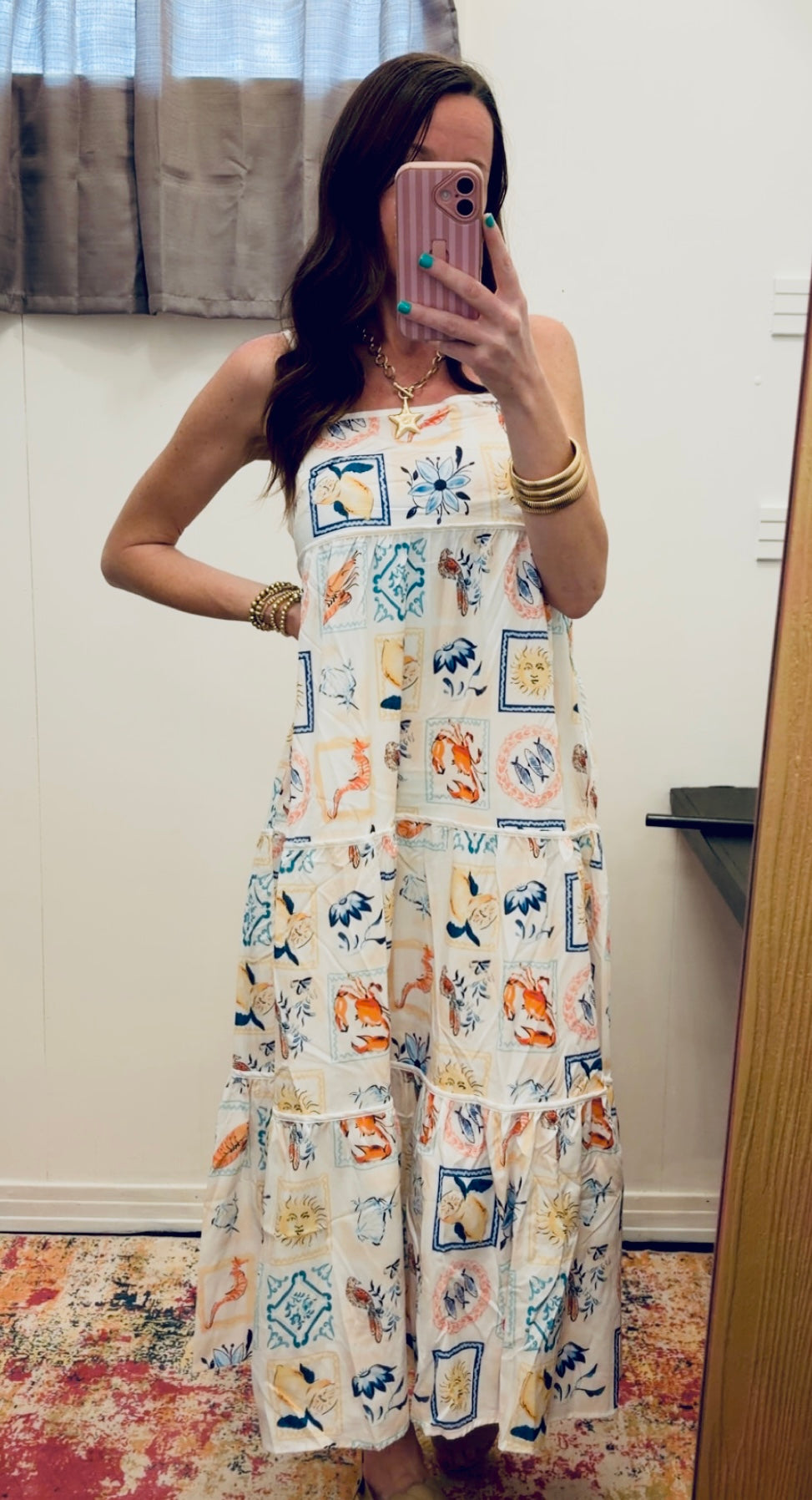 Summer Floral Pattern Maxi