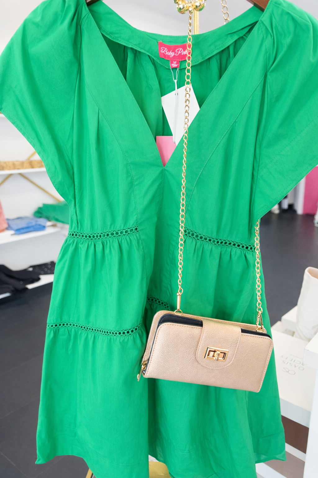 Tunic Mini Dress Green