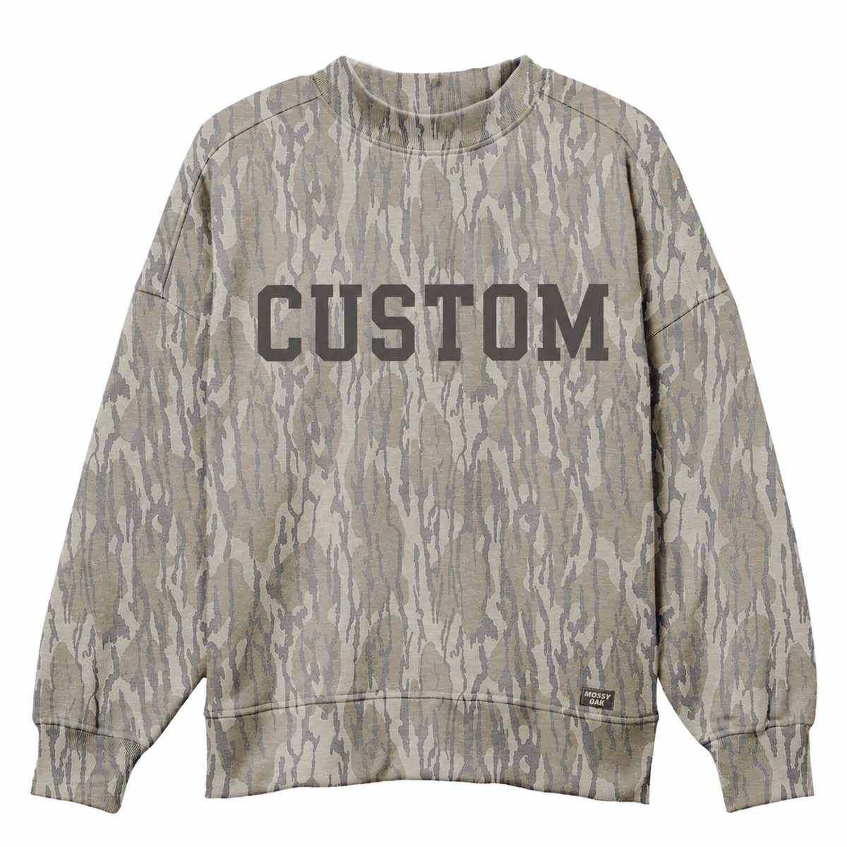 Mossy Oak Official Bottomland Mock-neck BLANK CUSTOM