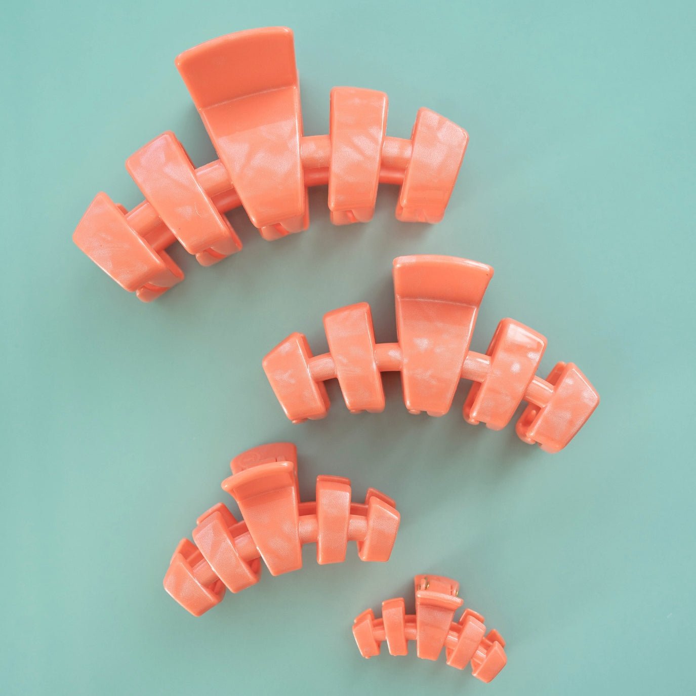 Classic Dreamsicle Small Claw Clip