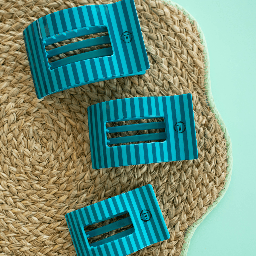 Splash Zone Large Flat Rectangle Hair Clip