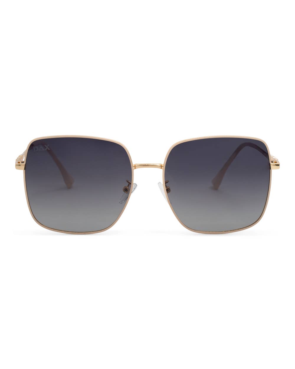 Evie in Black - Women's Large Polarized Square Sunglasses