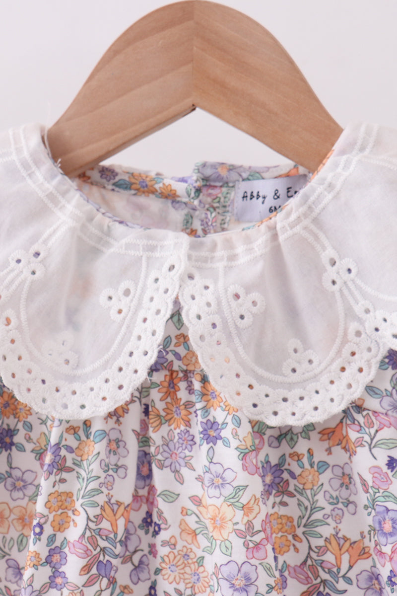 Red Floral Lace Bubble