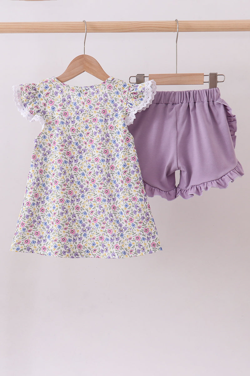 Goose Floral Appliqué Set
