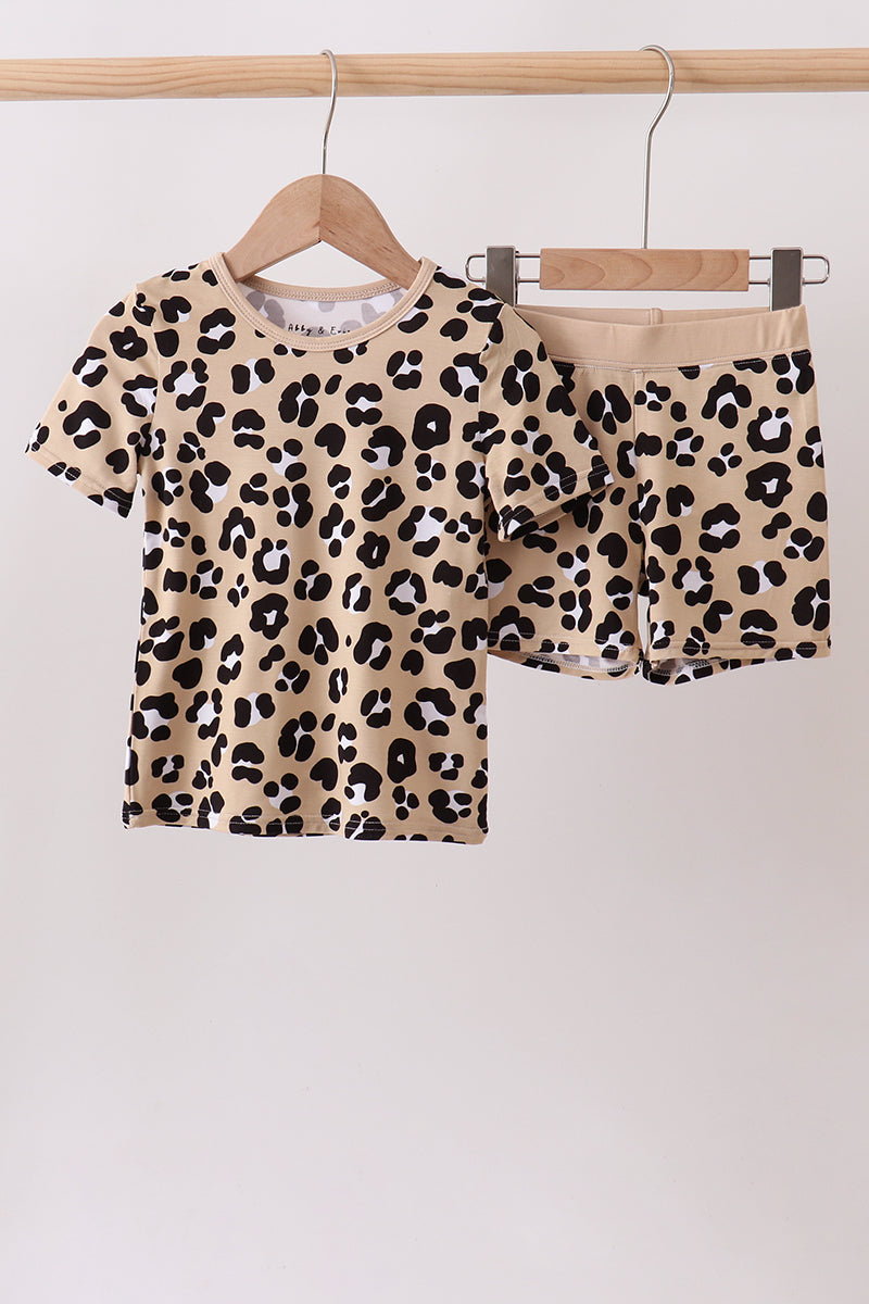 Leopard Bamboo Pajama Set