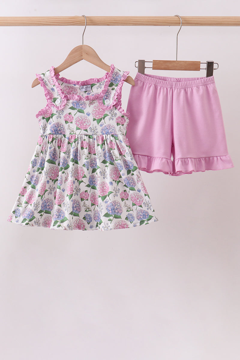 Purple Hydrangea Set