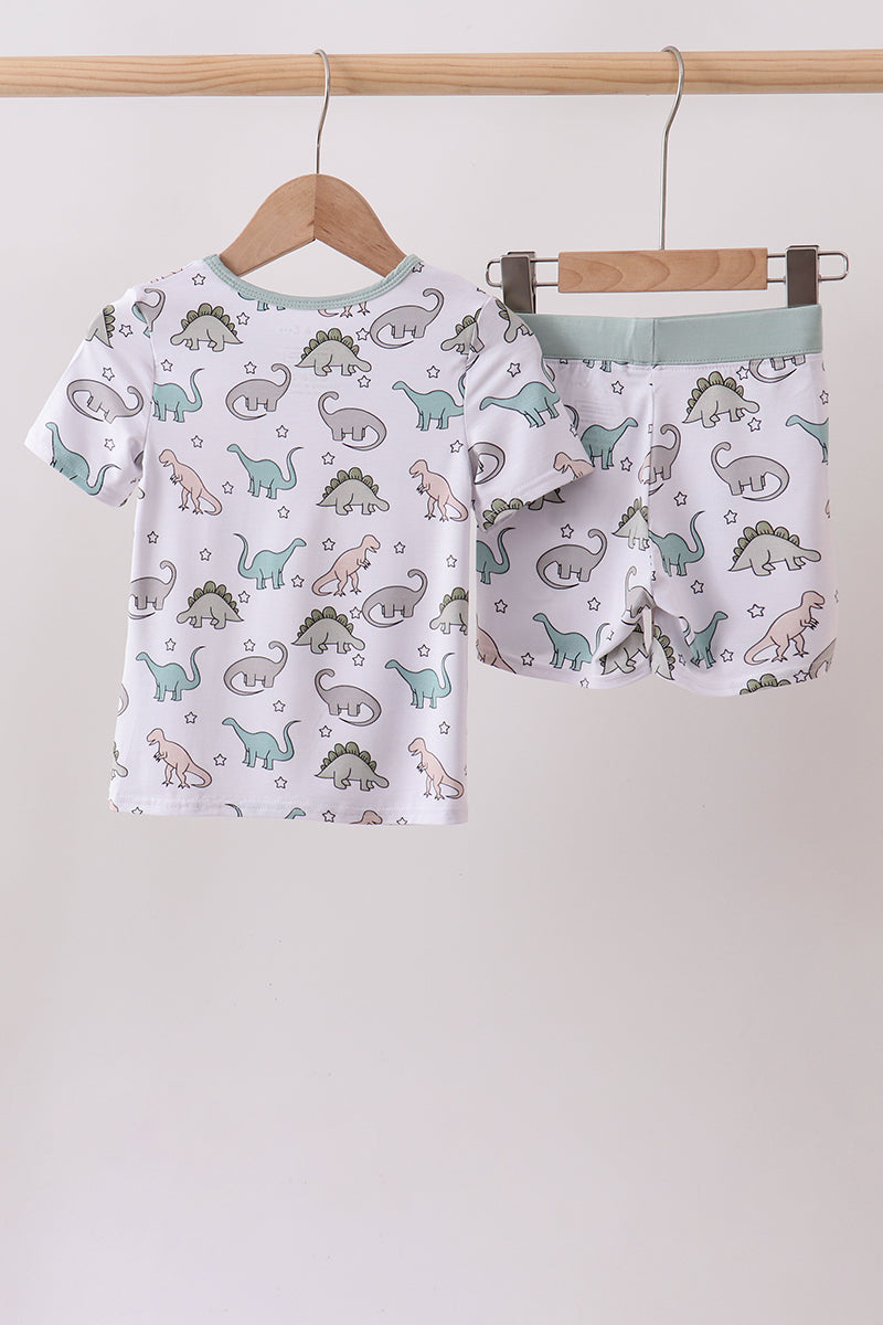 Dinosaur Bamboo Pajama Set