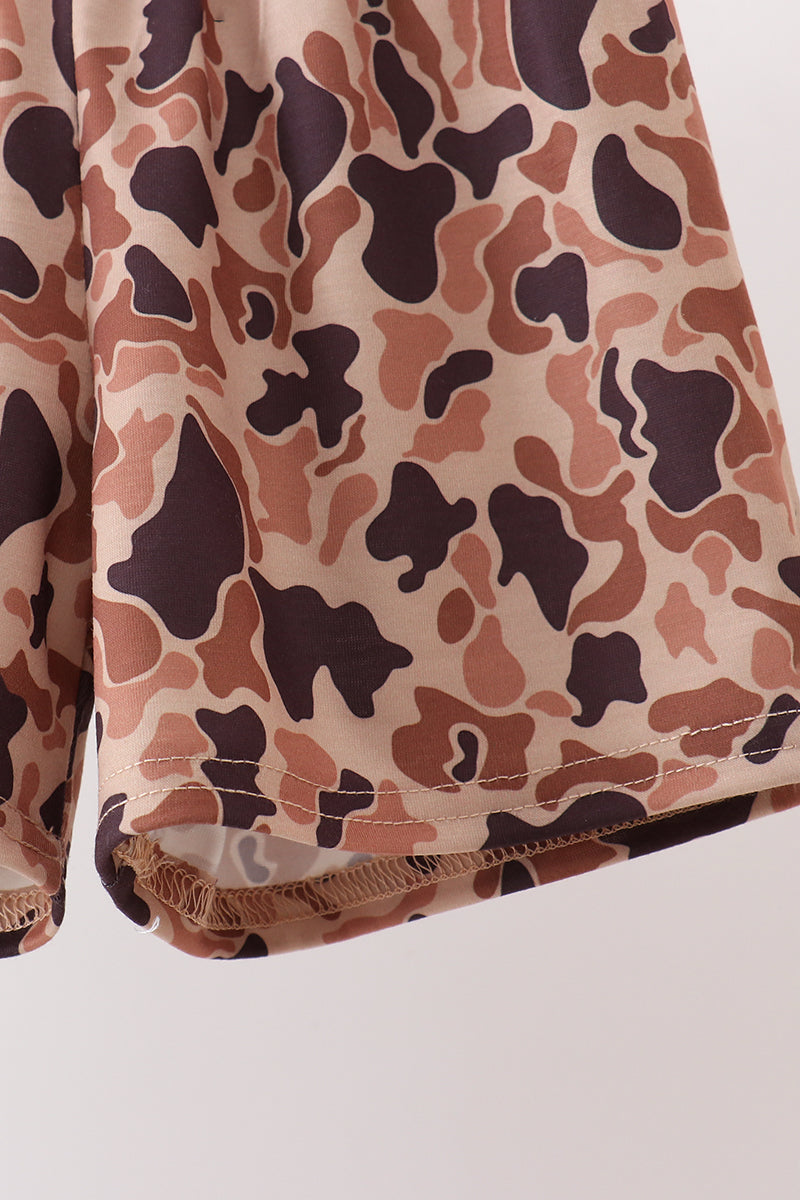 Camo Duck Embroidered Set