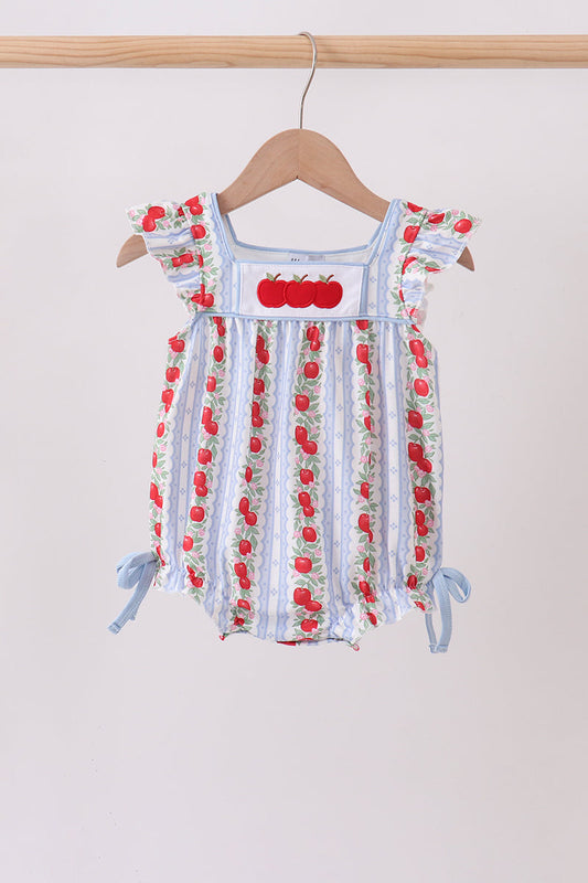Red Apple Applique Bubble