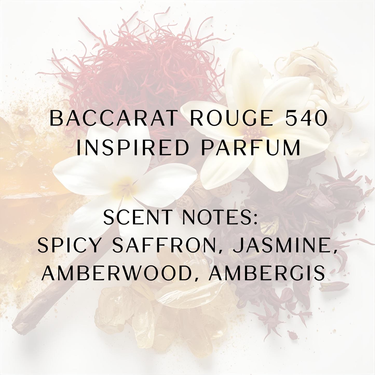 Spicy Saffron Inspired By Baccarat Rouge 540
