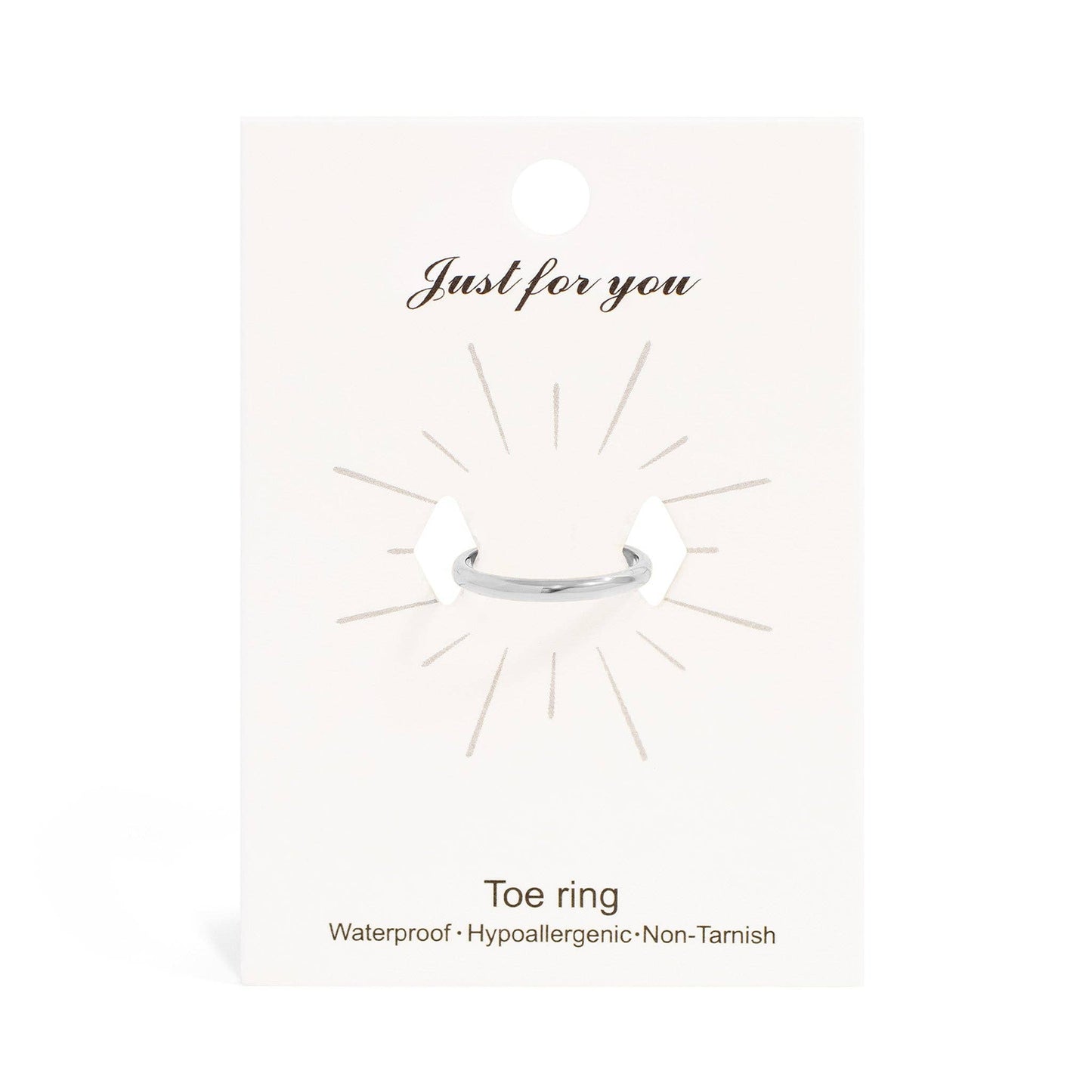 18K Gold PVD Stainless Steel Minimalist Toe Ring