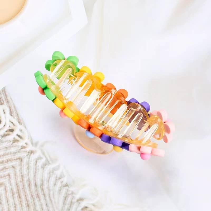 Cute Flower Alligator Style Hair Clips for Women. Daisy Hair