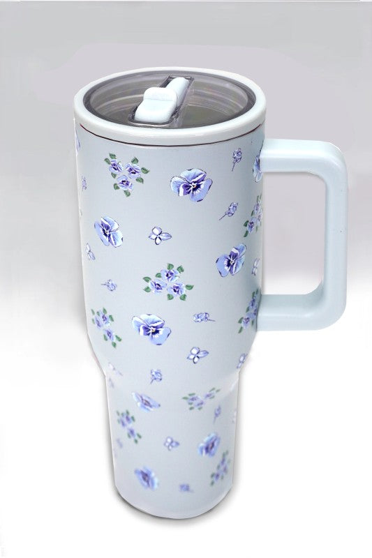 40oz Spill Free Stainless Steel Vacuum Tumbler