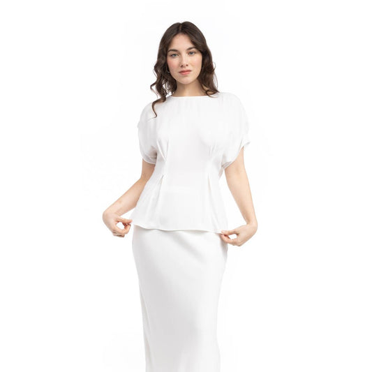 Pleated Sleeve Detail Blouse
