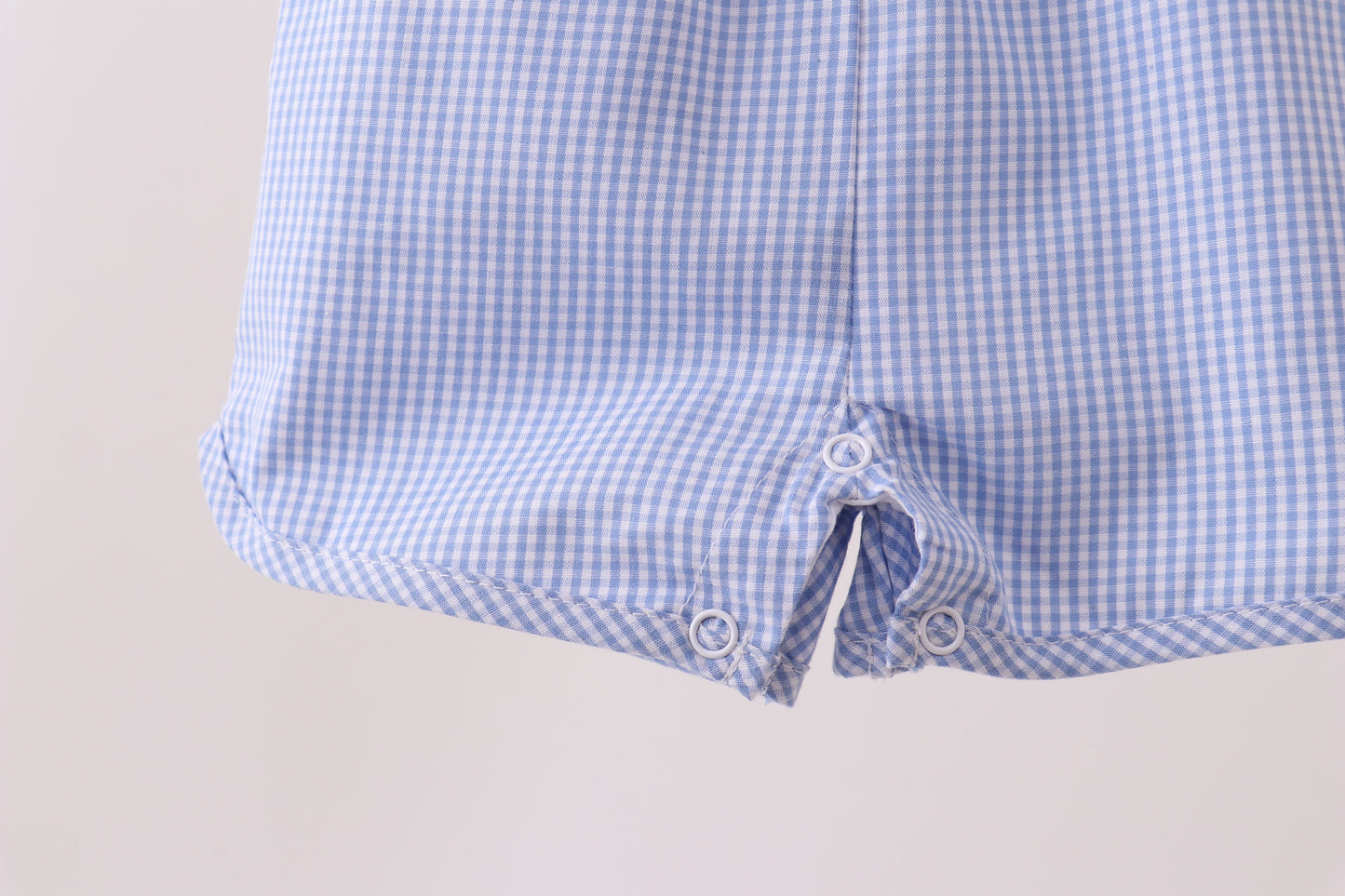 Blue ruffle bow bubble