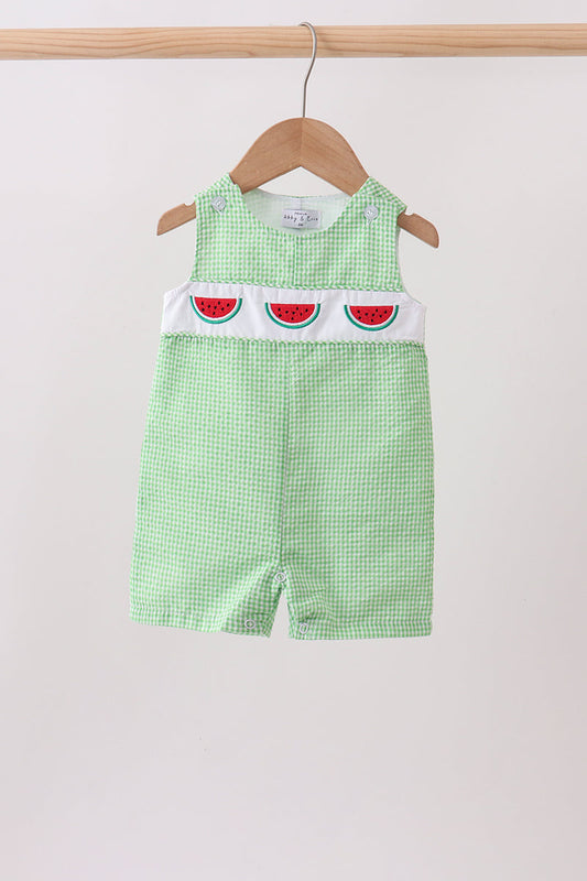 Green watermelon embroidery jonjon