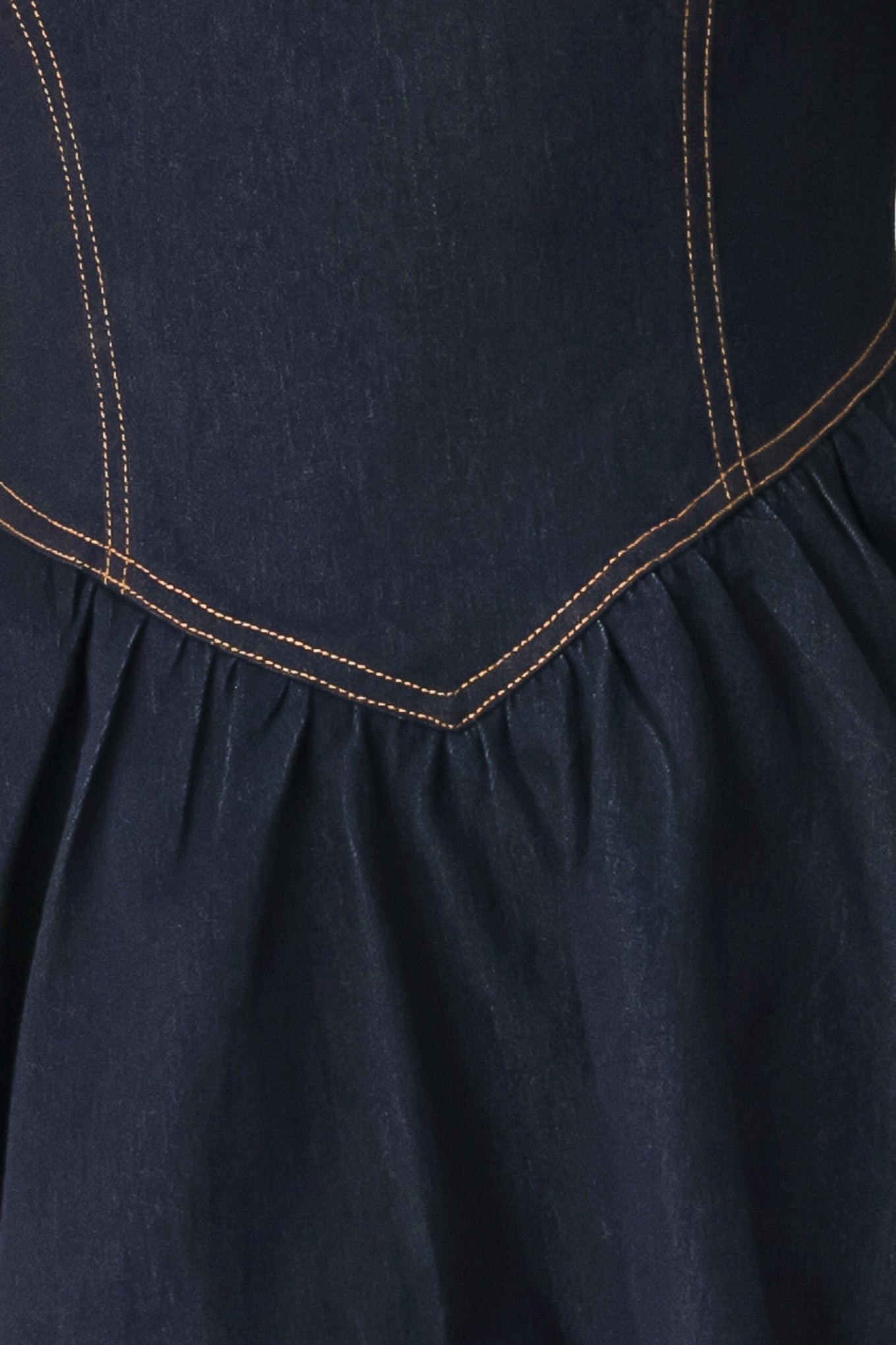 SWEET INDIGO DENIM MINI DRESS