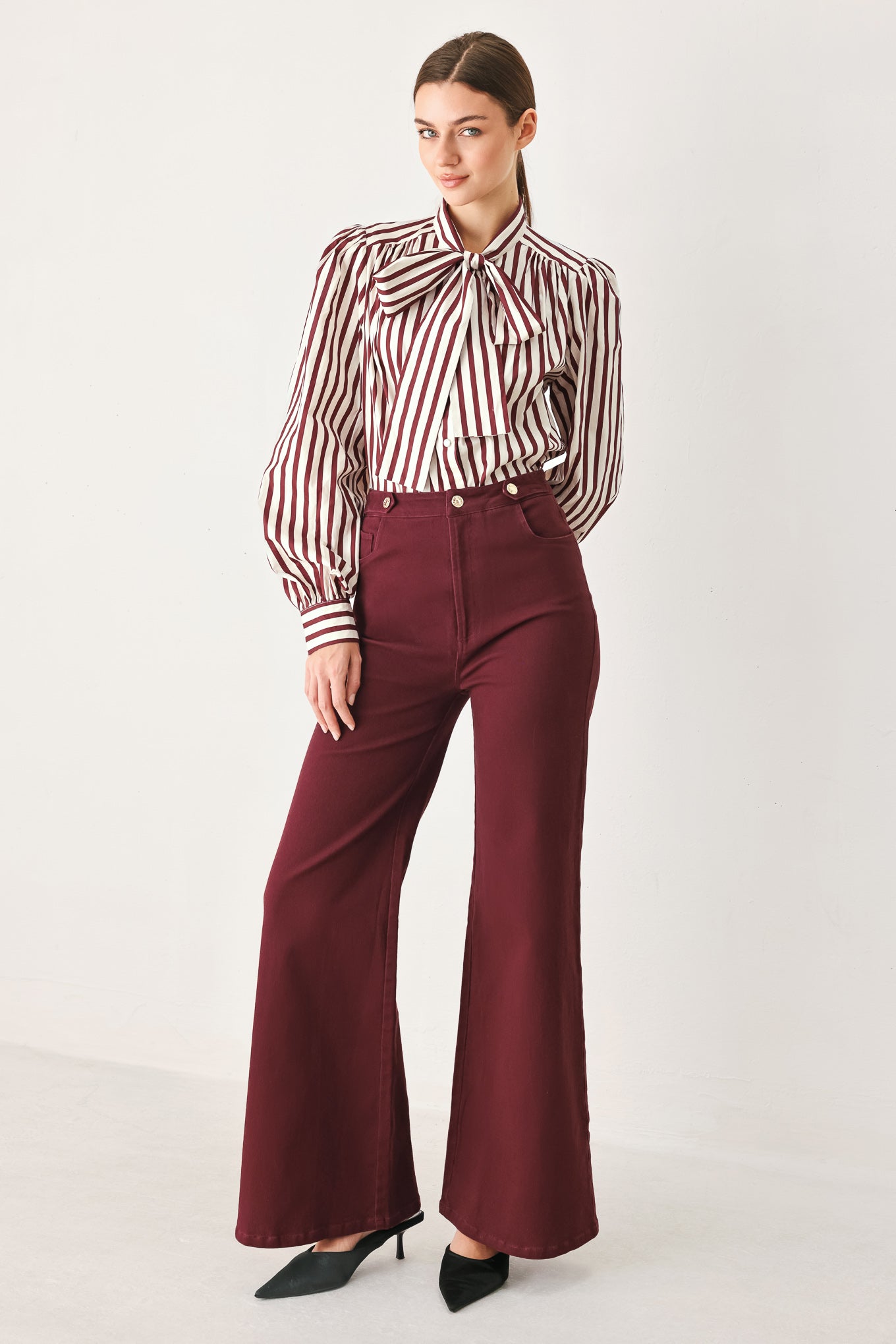 MERLOT RIDGE WOVEN PANTS