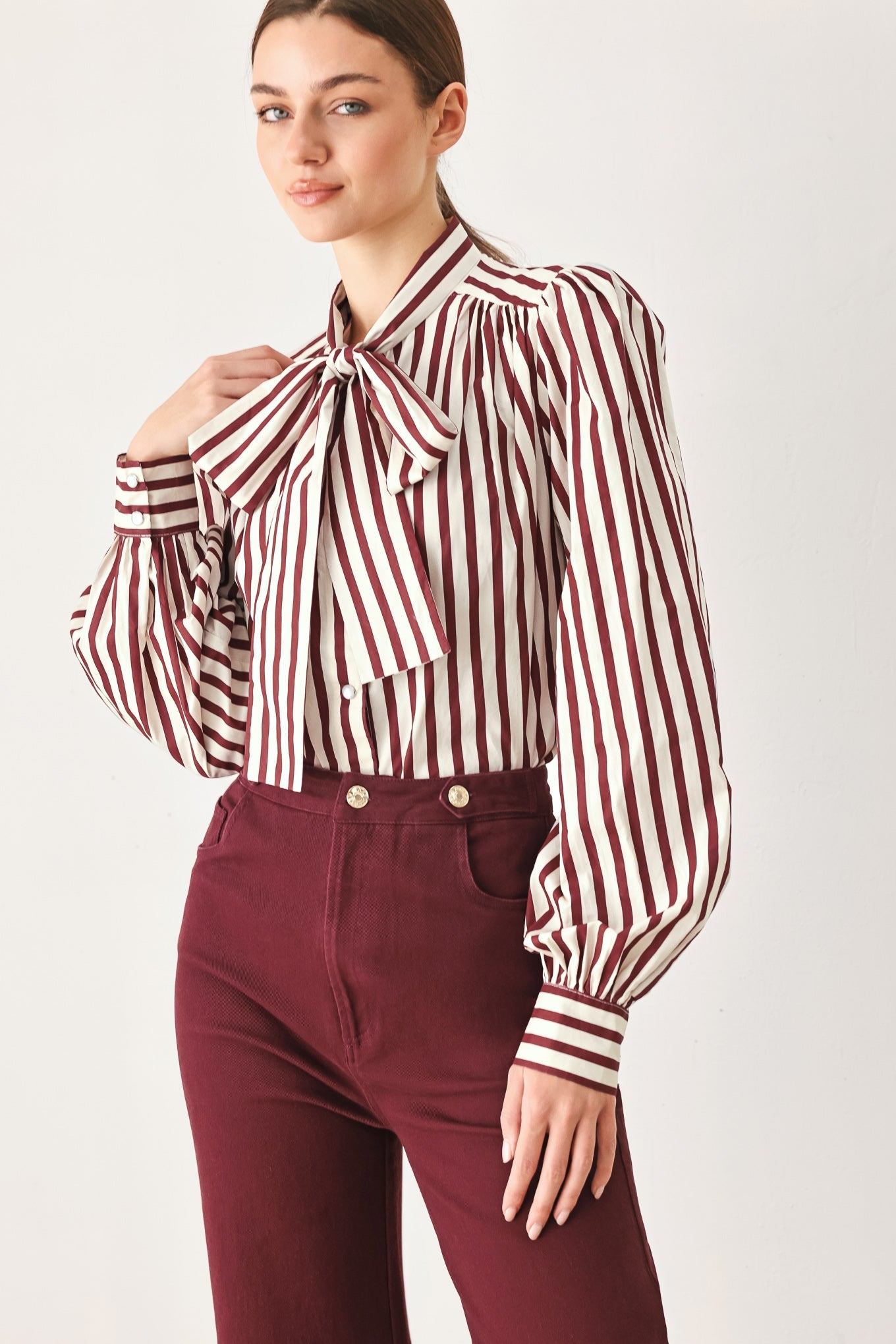 MERLOT RIDGE WOVEN PANTS