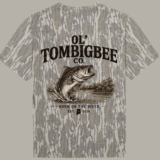 Ol’ Tombigbee Co. Mossy Oak Bass Tee