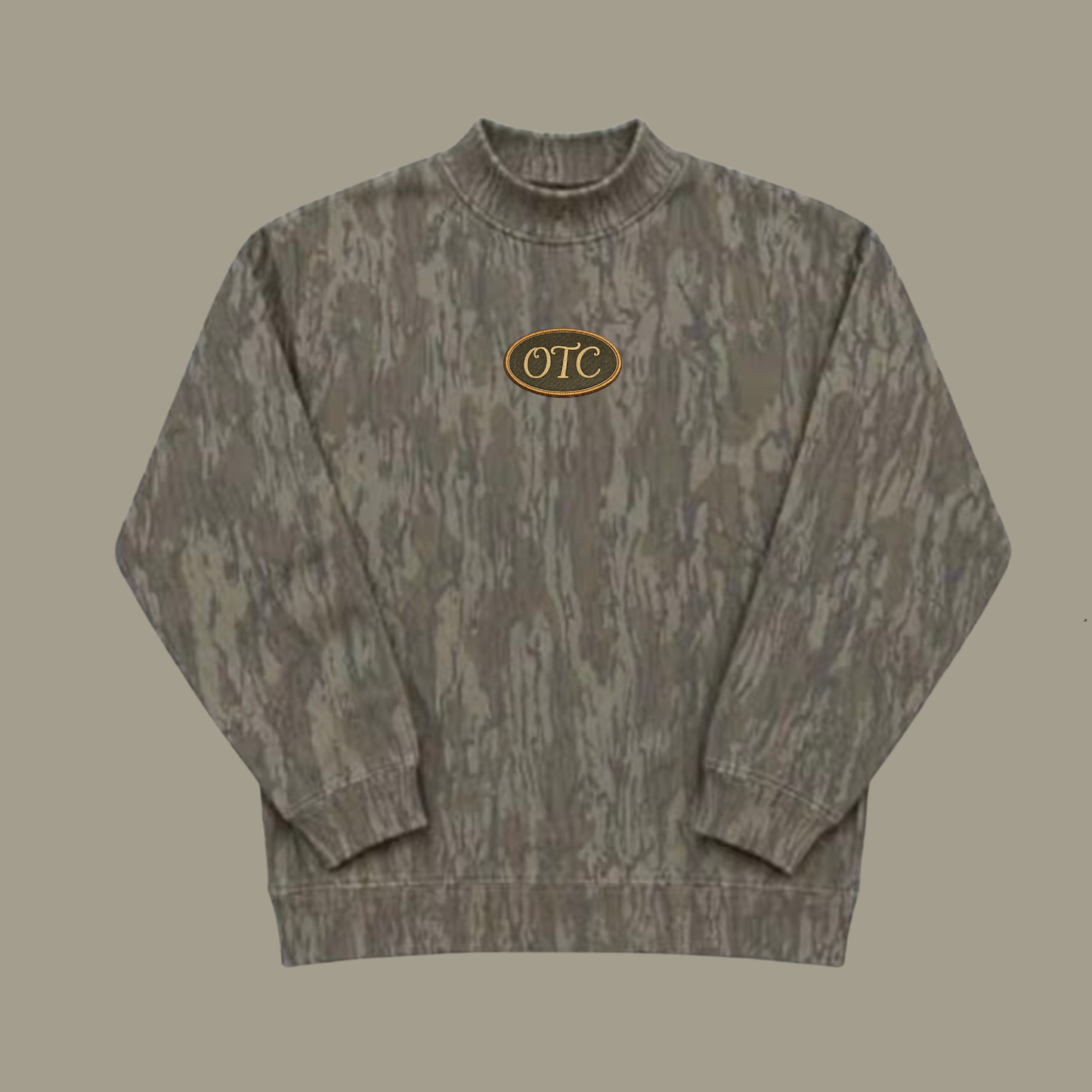 Bottomland OTC Embroidered Mock-neck