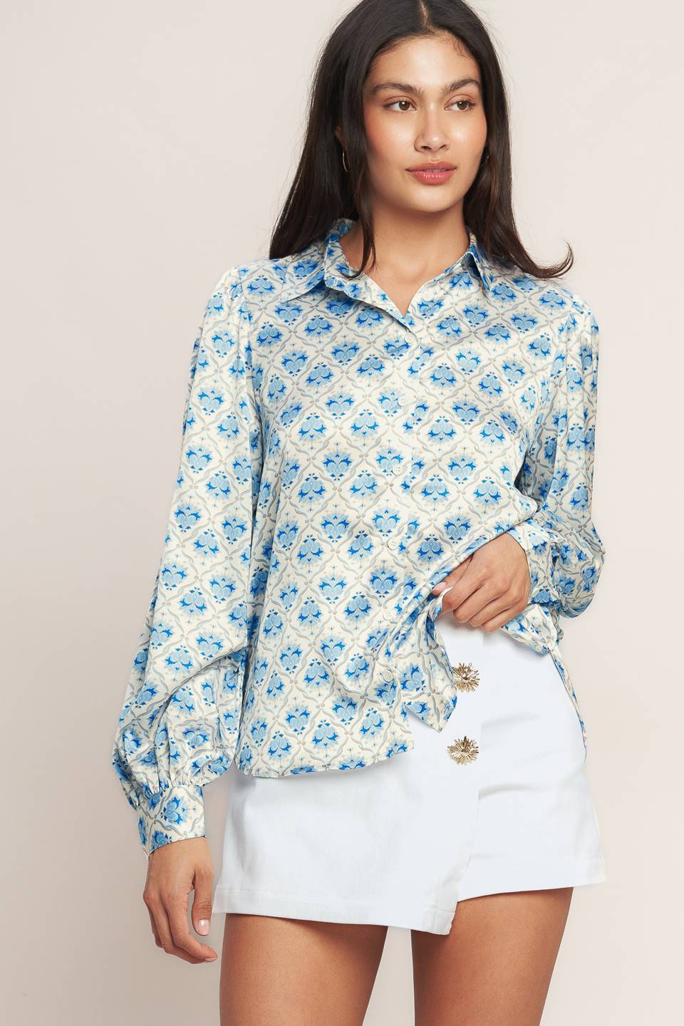 MOROCCAN MUSE WOVEN TOP