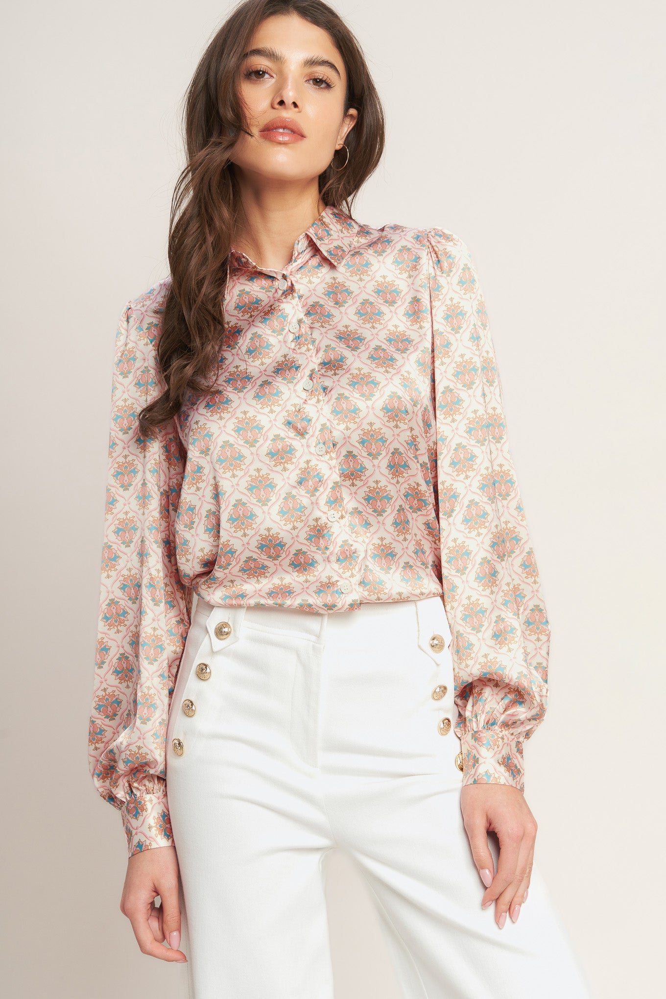 MOROCCAN MUSE WOVEN TOP