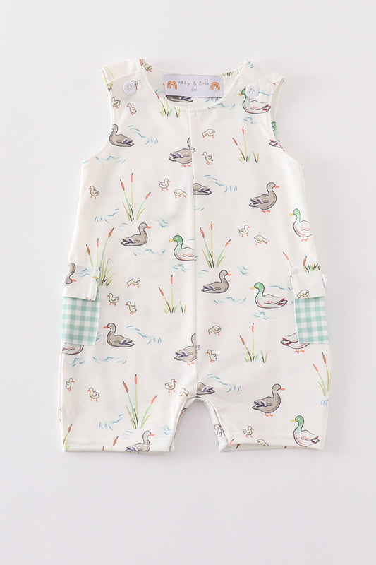 Sage Mallard Floral Jon Jon