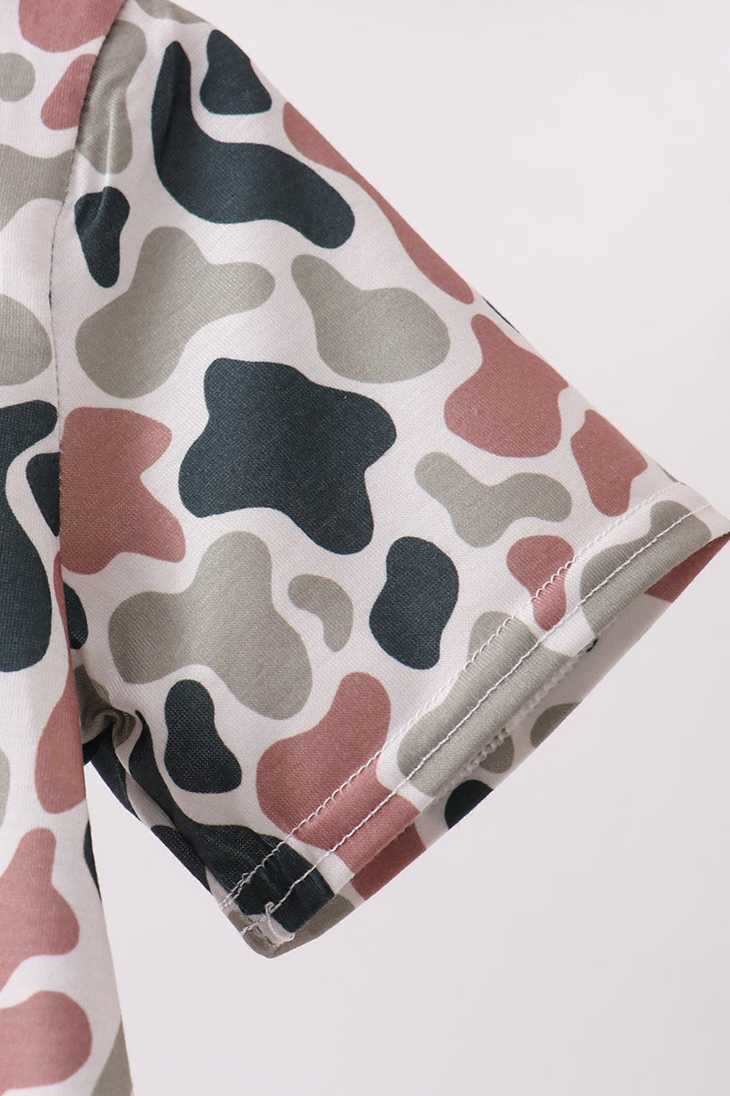 Camo Duck Embroidered Set
