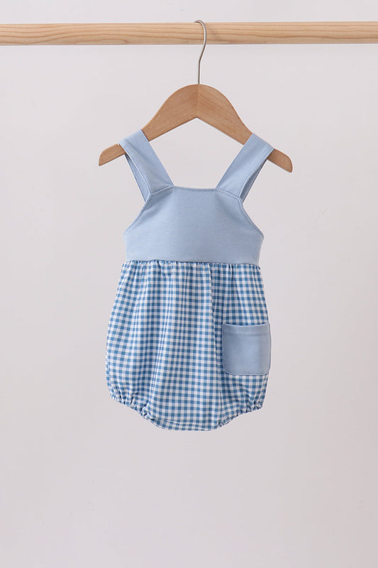 Blue Plaid Bubble