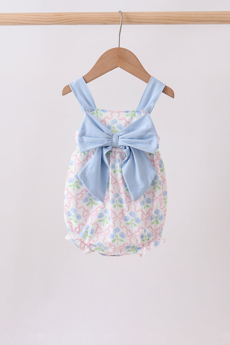 Blue Hydrangea Bow Bubble