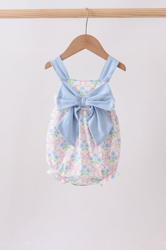 Blue Hydrangea Bow Bubble