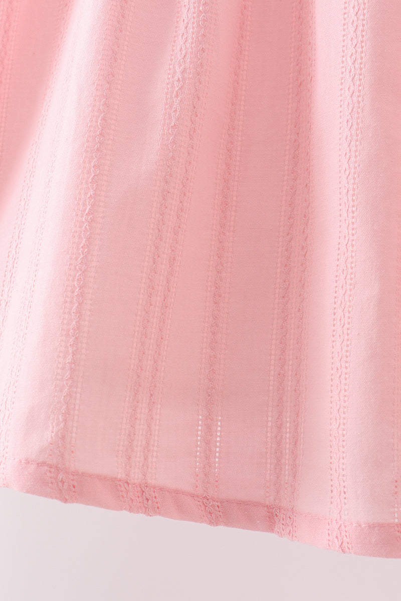 Pink Princess Embroidered Jacquard Set