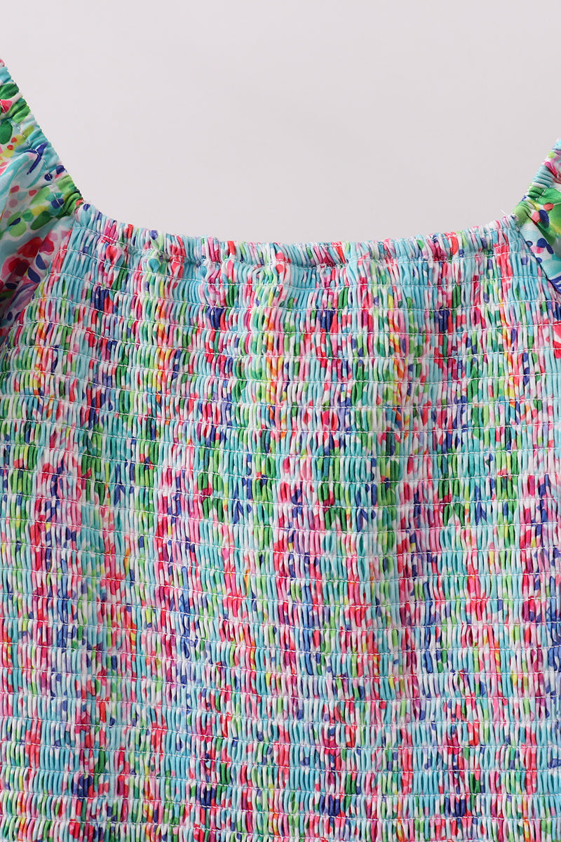 Mint Lilly Smocked Women Dress