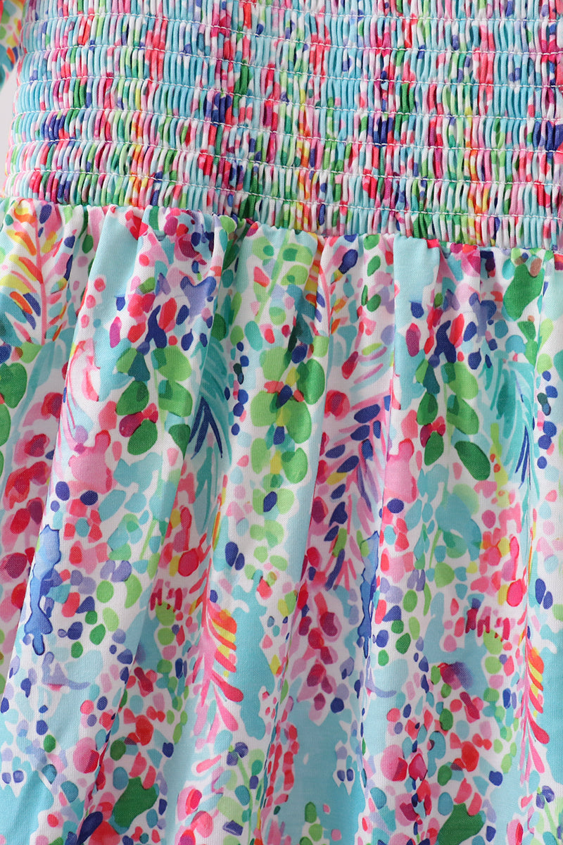 Mint Lilly Smocked Women Dress
