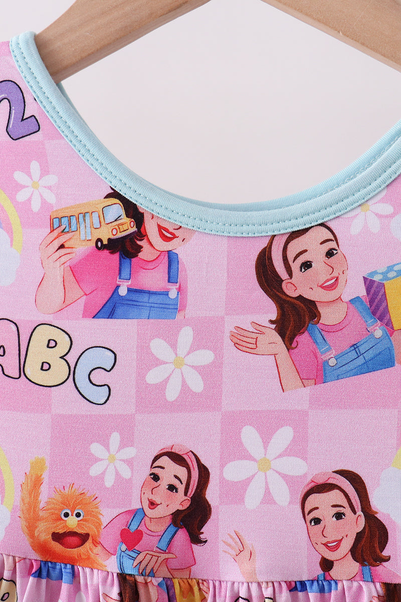 Pink Character Bamboo Set