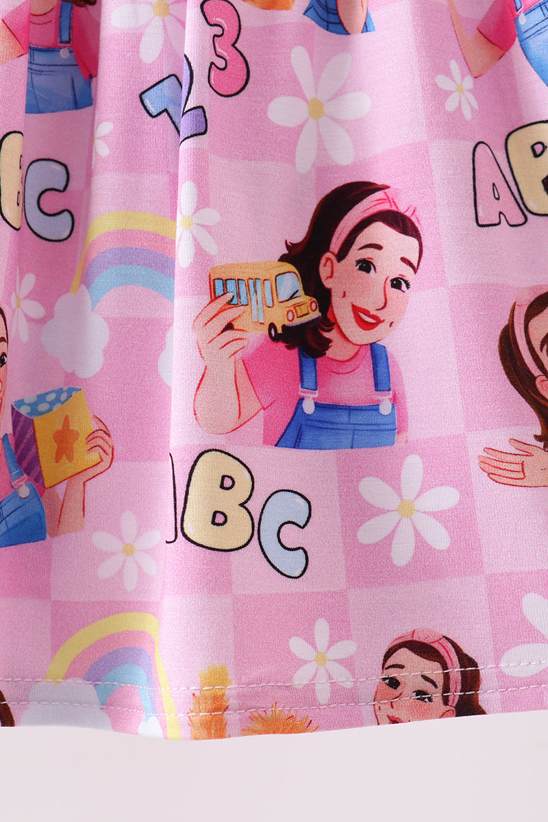 Pink Character Bamboo Set