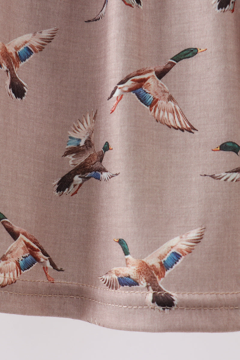 Green Mallard Embroidered Bloomer Set