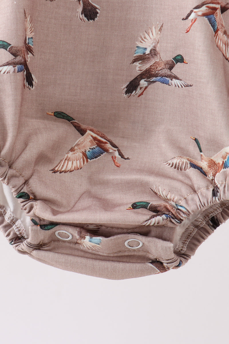 Green Mallard Embroidered Bubble