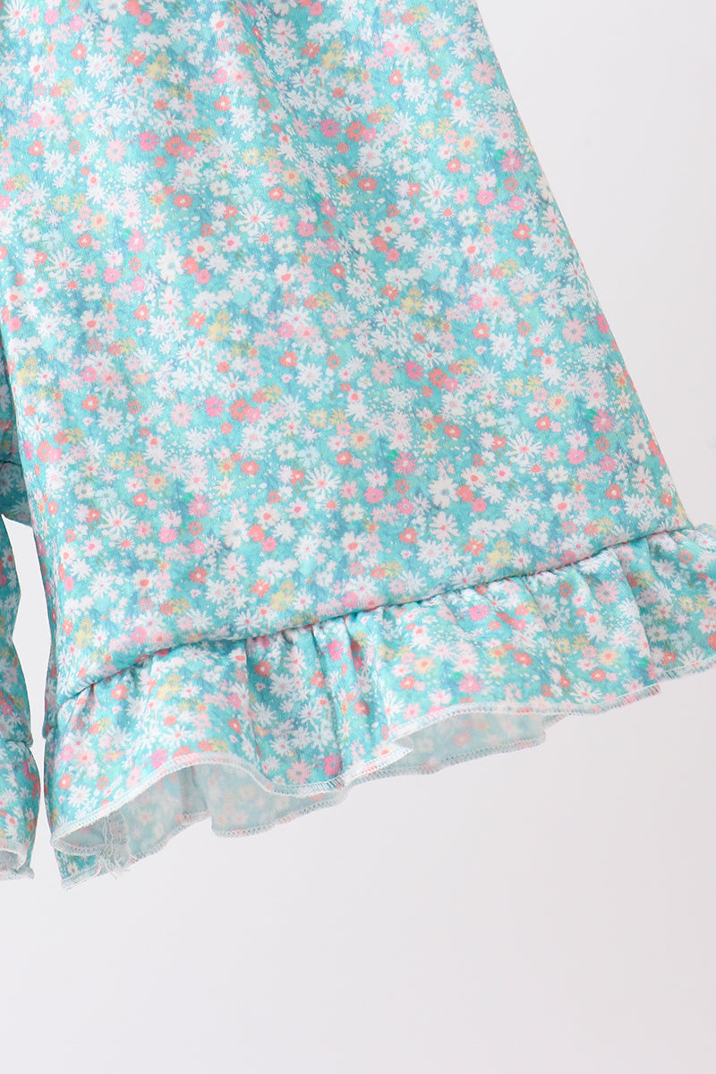 Green Floral Jumpsuit