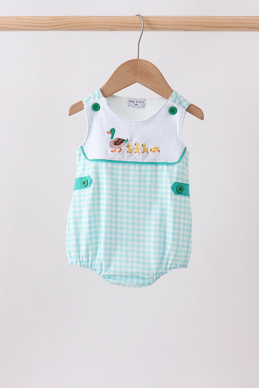 Green Mallard Embroidered Bubble