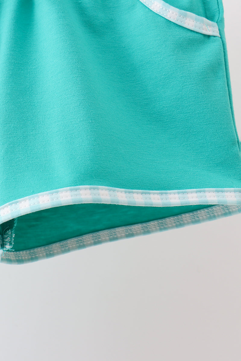 Green Mallard Embroidered Set