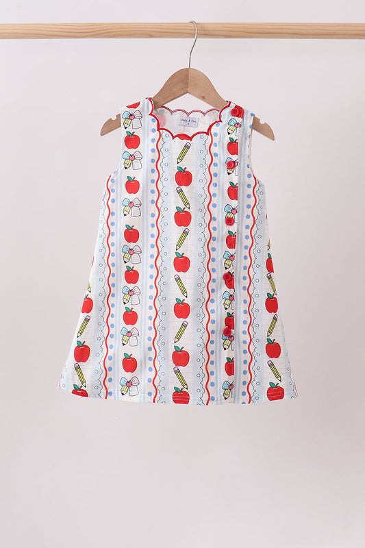 Red Apple Pencil Dress