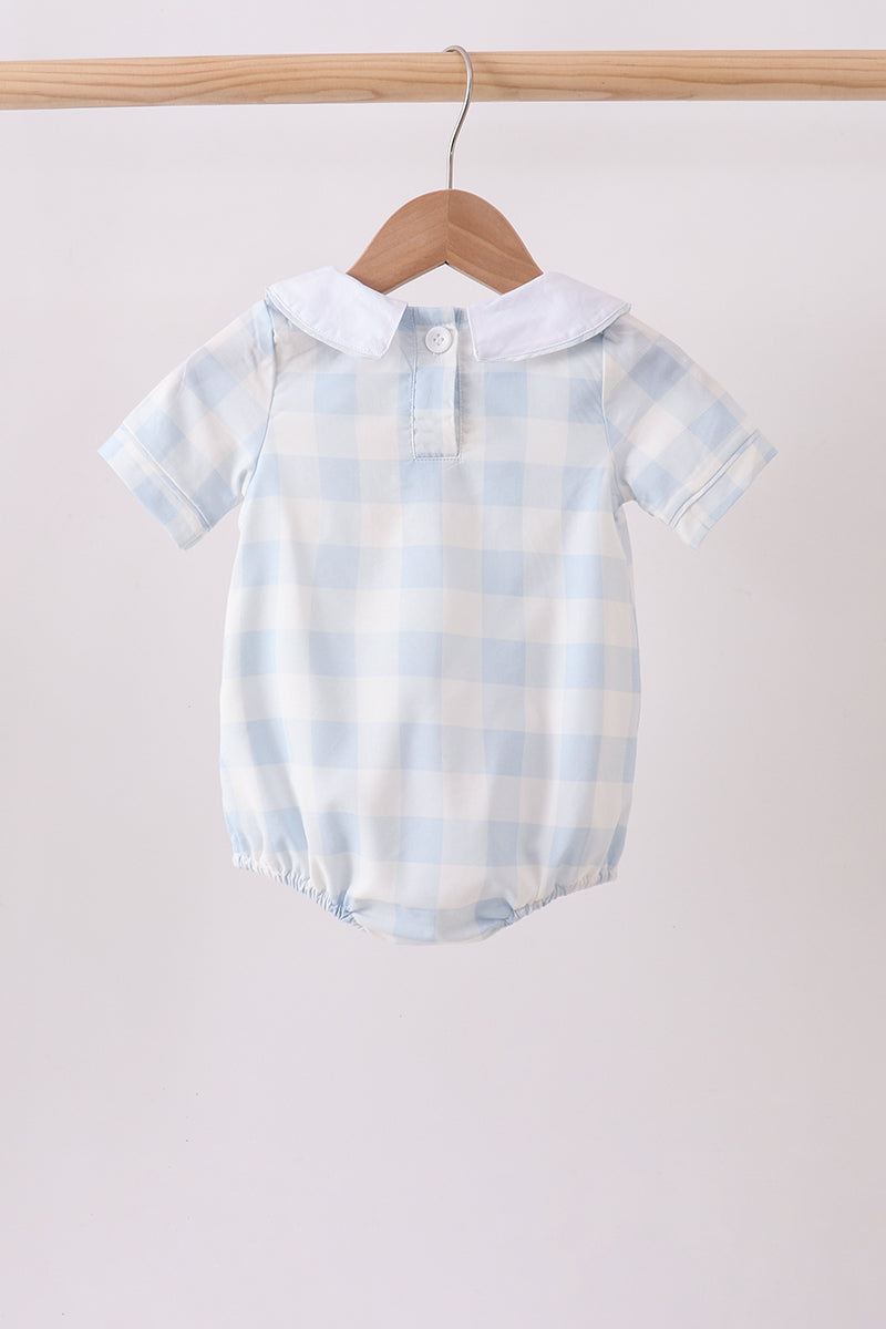 Blue Gingham Bubble