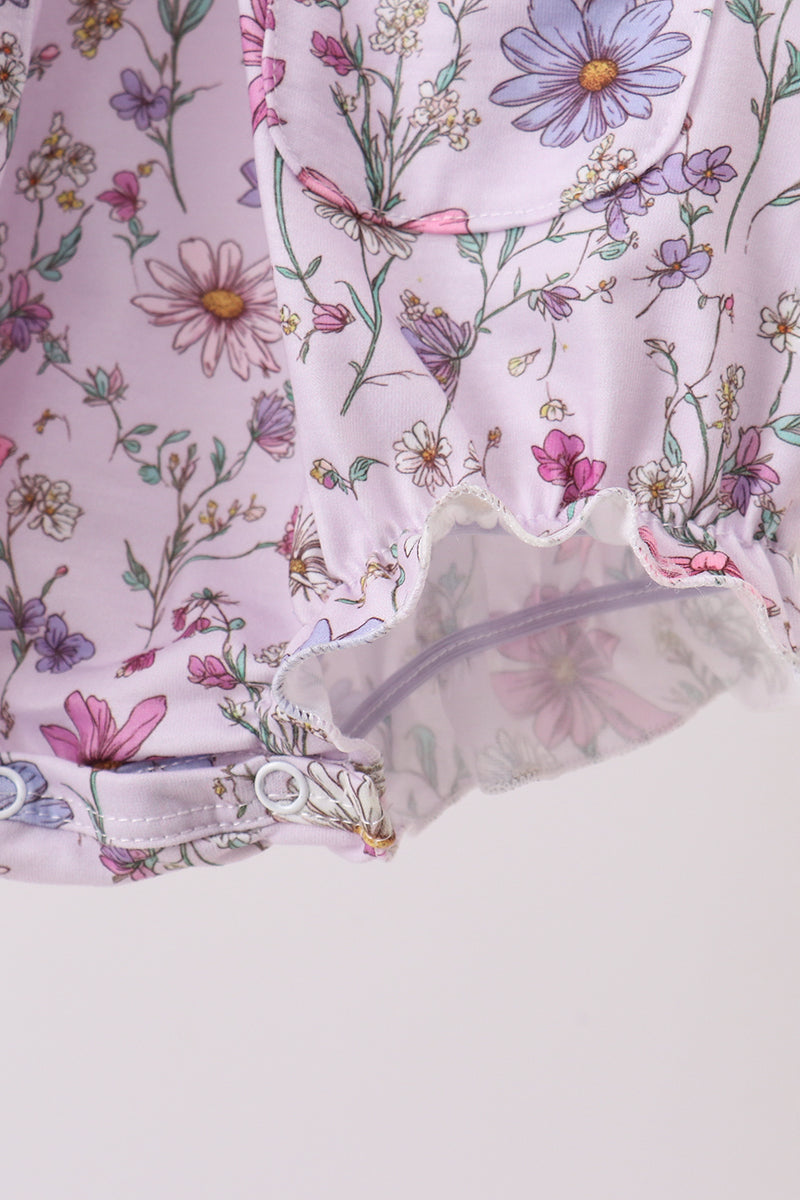 Purple Garden Ruffle Bubble