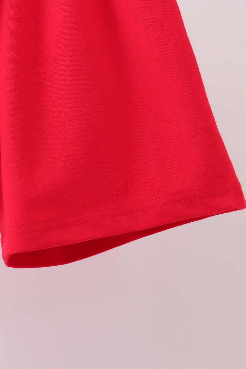 Red School bus Polo Set