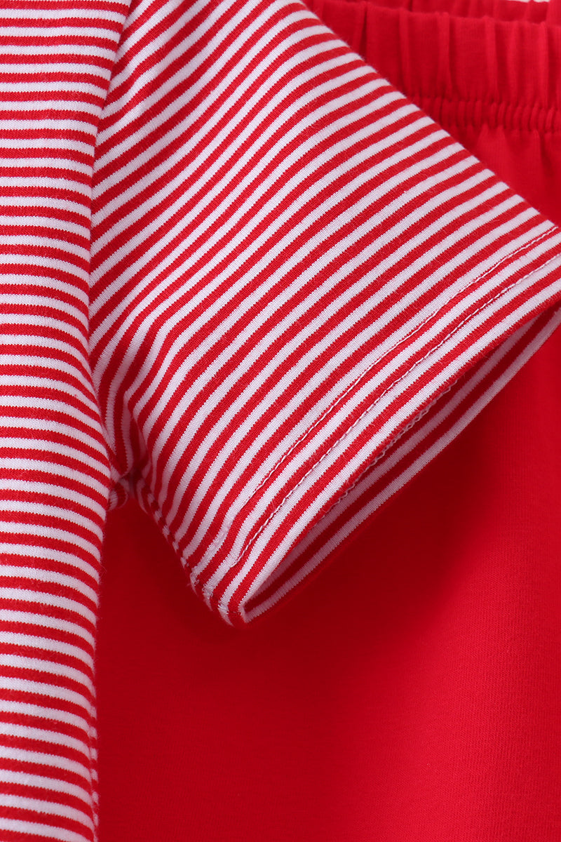 Red School bus Polo Set