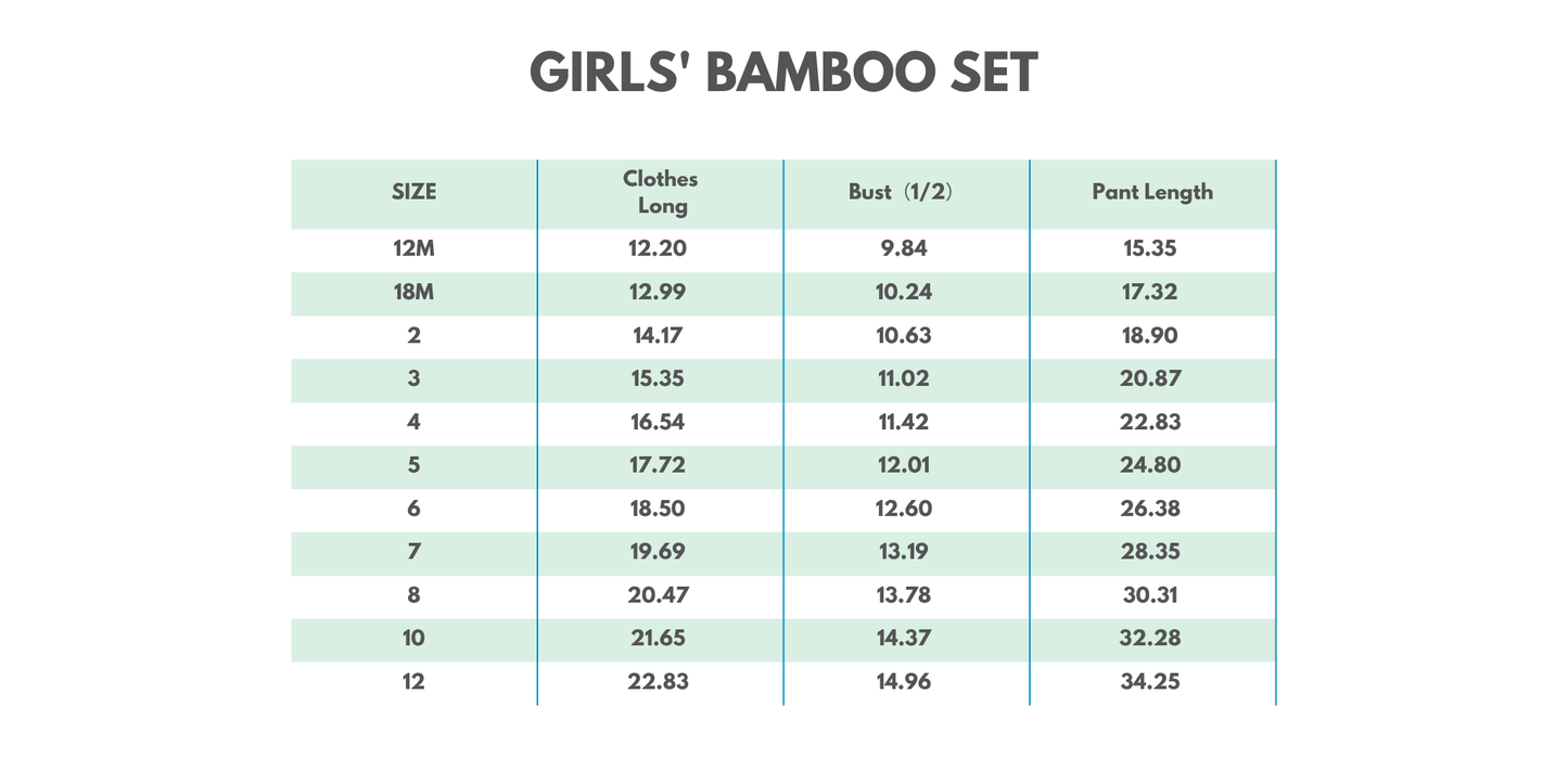Pink character bamboo 2pc pajama set