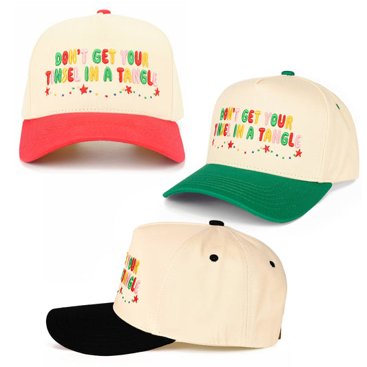 C.C DONT GET YOUR TINSEL IN A TANGLE Trucker Cap